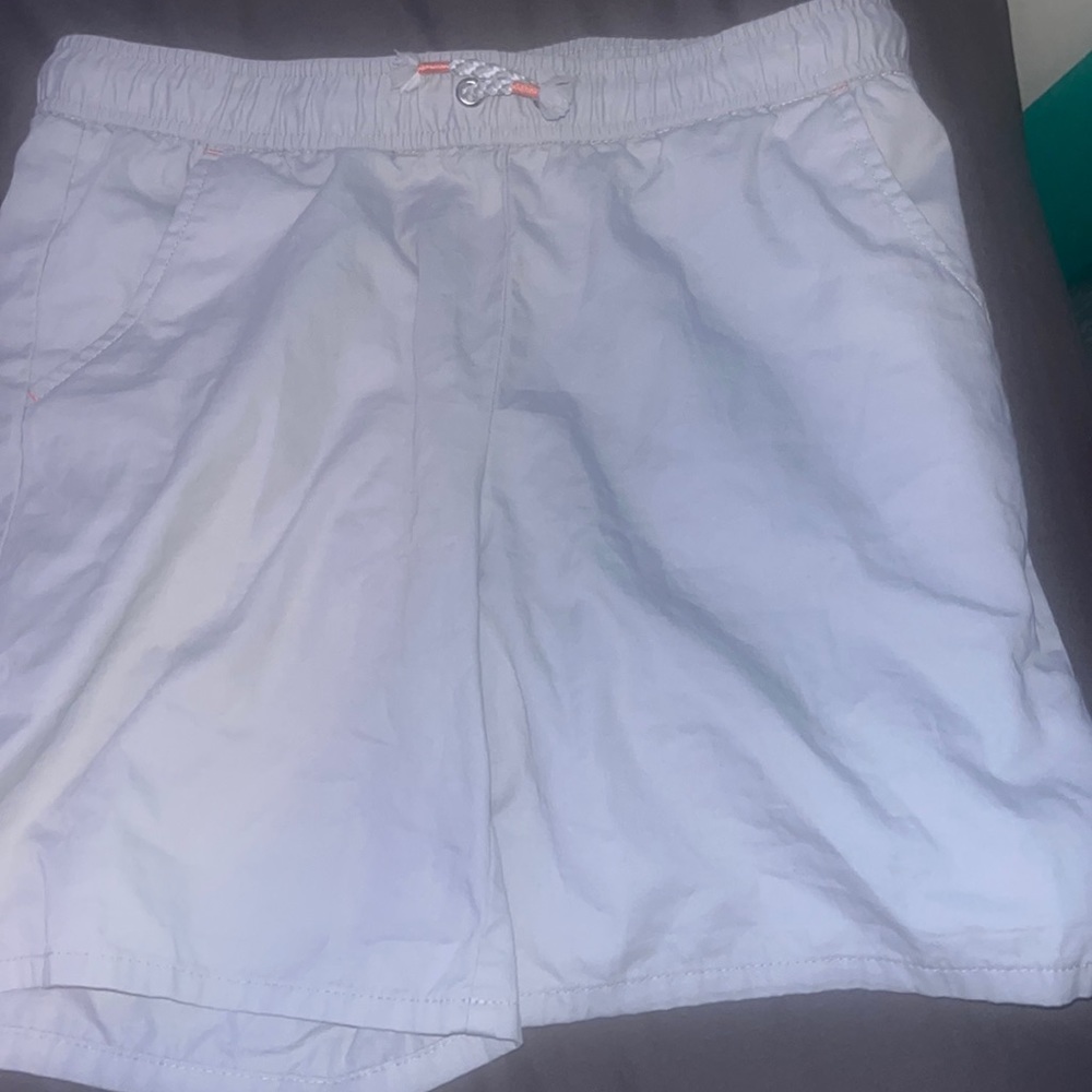 Girls gray khaki shorts